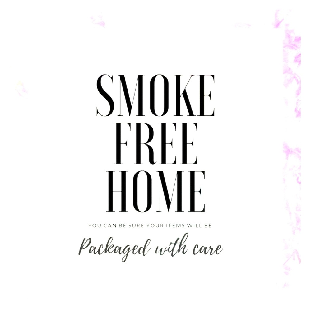 😍Smoke free home